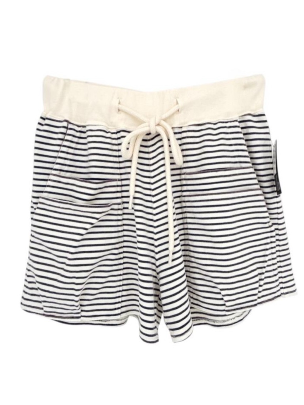 R13 Layered Stripe Sweatshorts